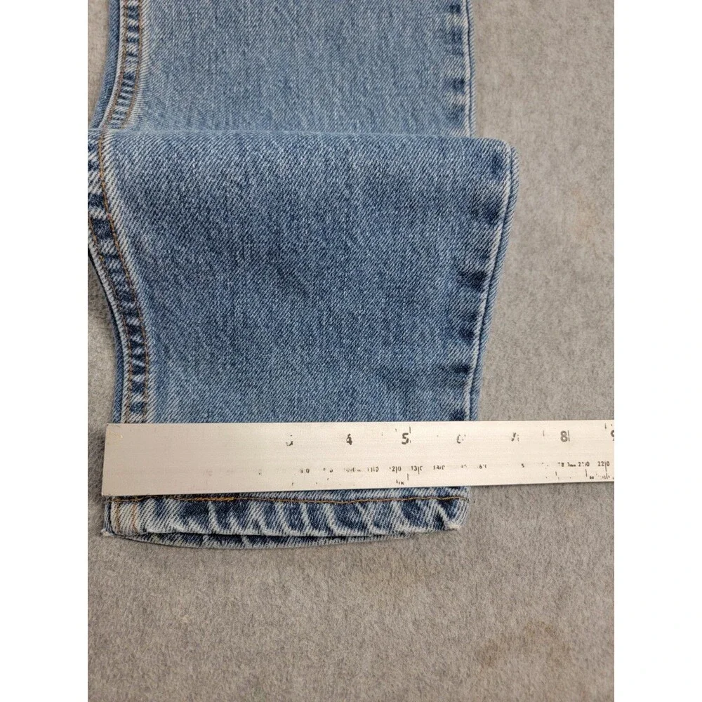 Vintage‎ Levis 512 Jeans Mens 33x34 Slim Straight Blue High Distressed Y2K USA